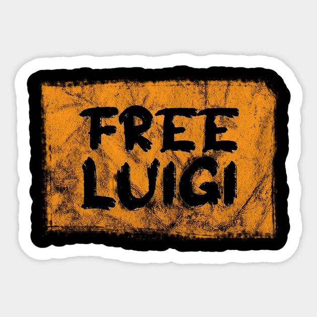 Free luigi - luigi mangione Sticker by colorful_wheel